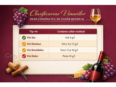 Tipuri de vin: sec, demisec, demidulce și dulce. Ce diferență este între ele?