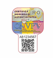 Eticheta autenticitate ONVPV eticheta autenticitate ONVPV